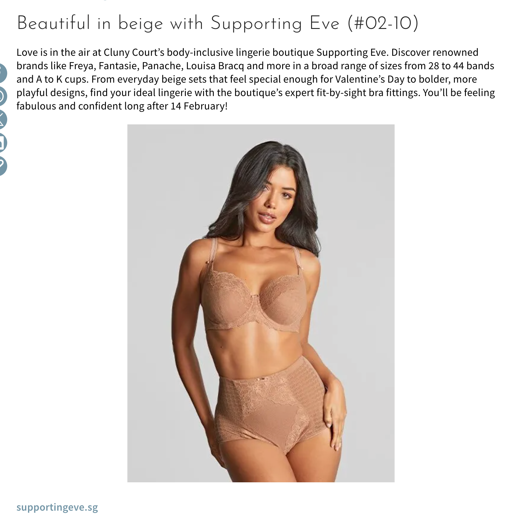 Supporting Eve Featured at Cluny Court in Expat Living’s Valentine’s Issue