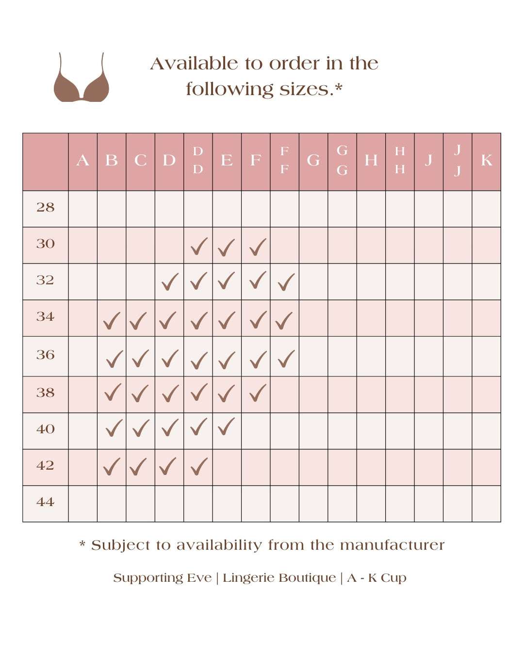 Louisa Bracq Julia Spacer Bra in Taupe featuring lightweight spacer cups, bold embroidery for a flattering shape, and a delicate bow detail.