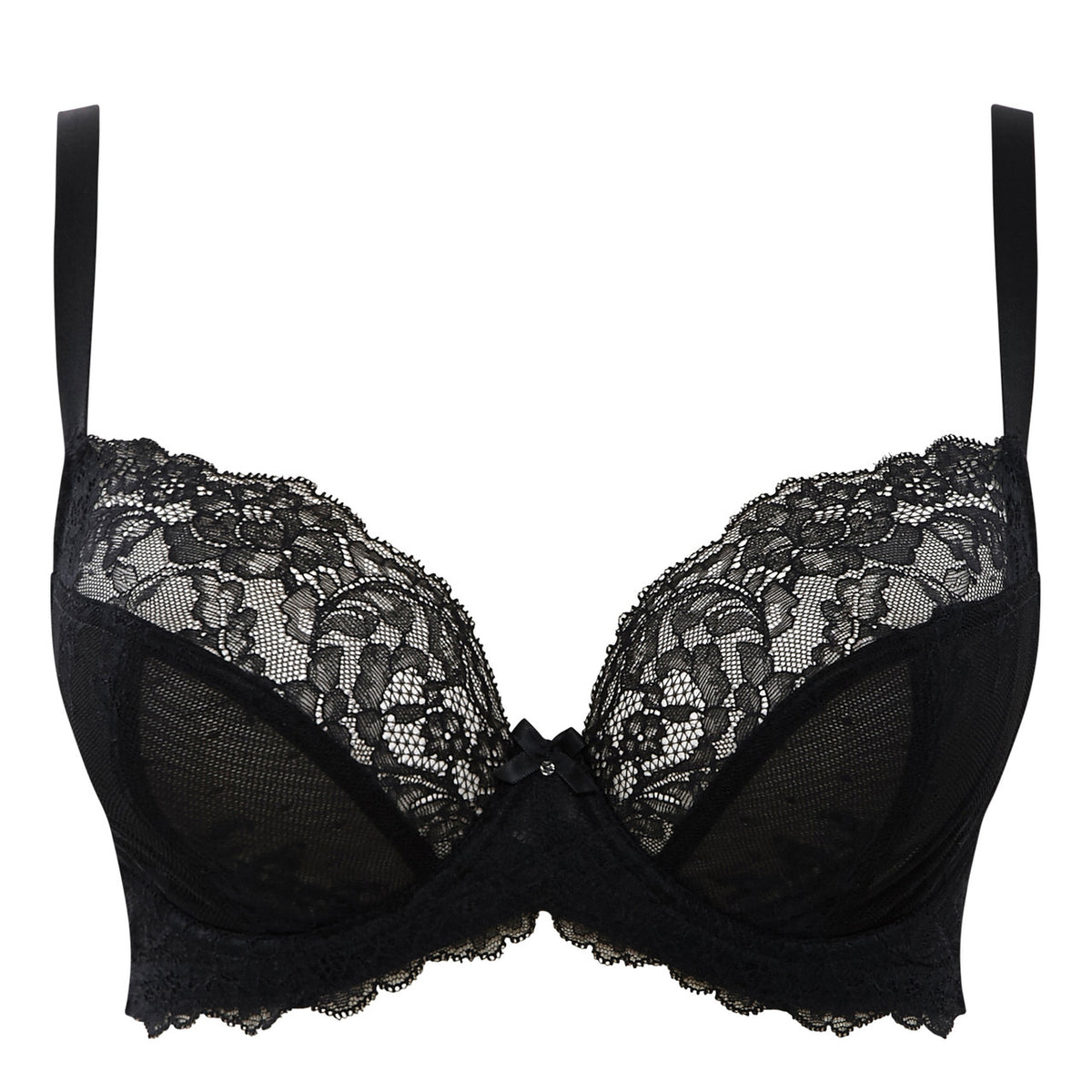 Panache Ana Plunge Bra - Black - Supporting Eve Lingerie