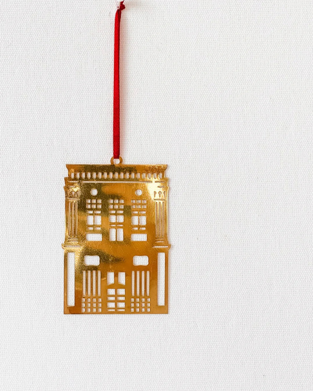 Brass Shop House Christmas Decoration - Supporting Eve Lingerie