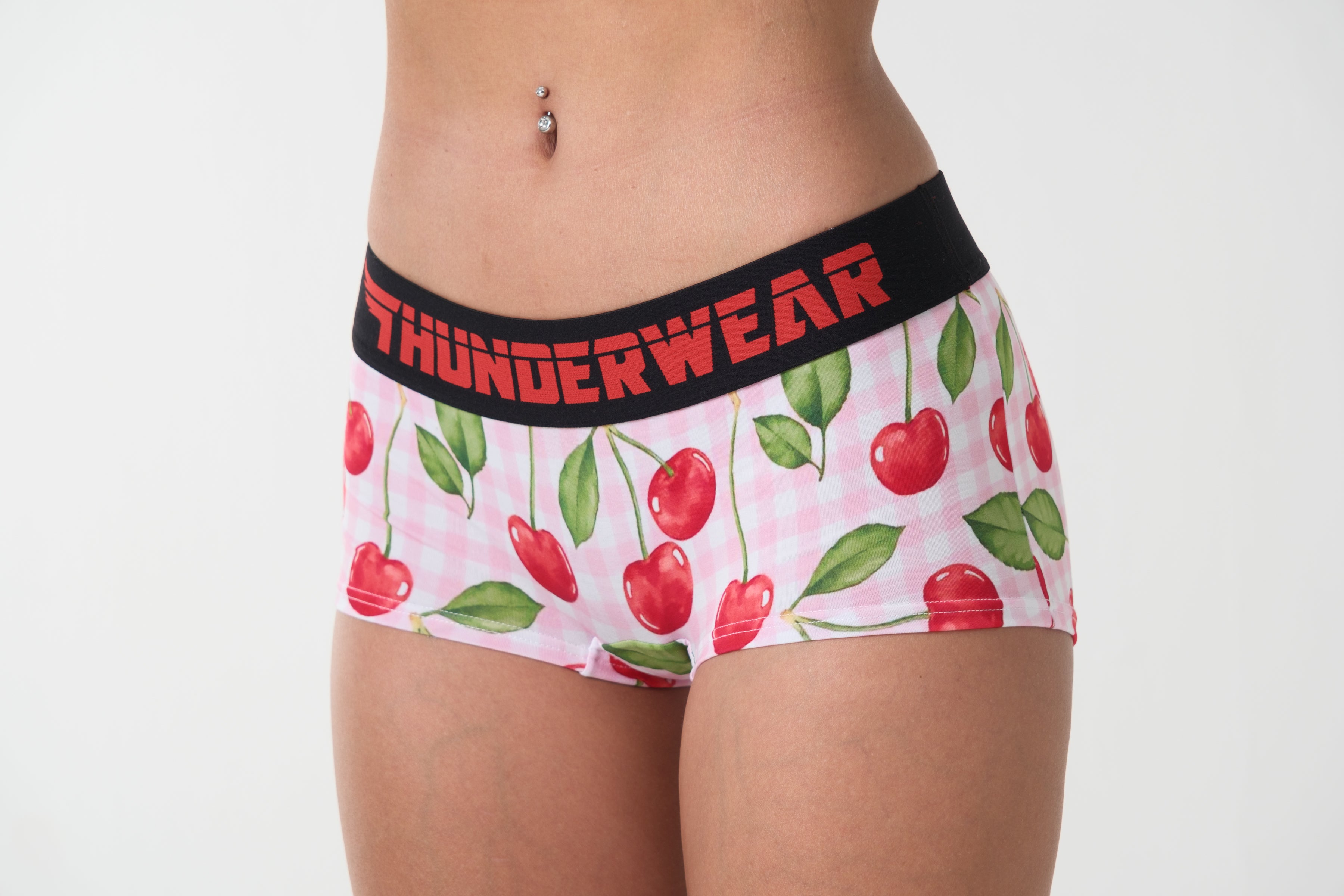 Thunderwear - Cherry On Top- WOMEN'S Modal Short Brief - Supporting Eve Lingerie