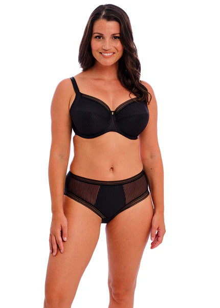 Fantasie Fusion Underwire Full Cup Side Support Bra - Black - Supporting Eve Lingerie