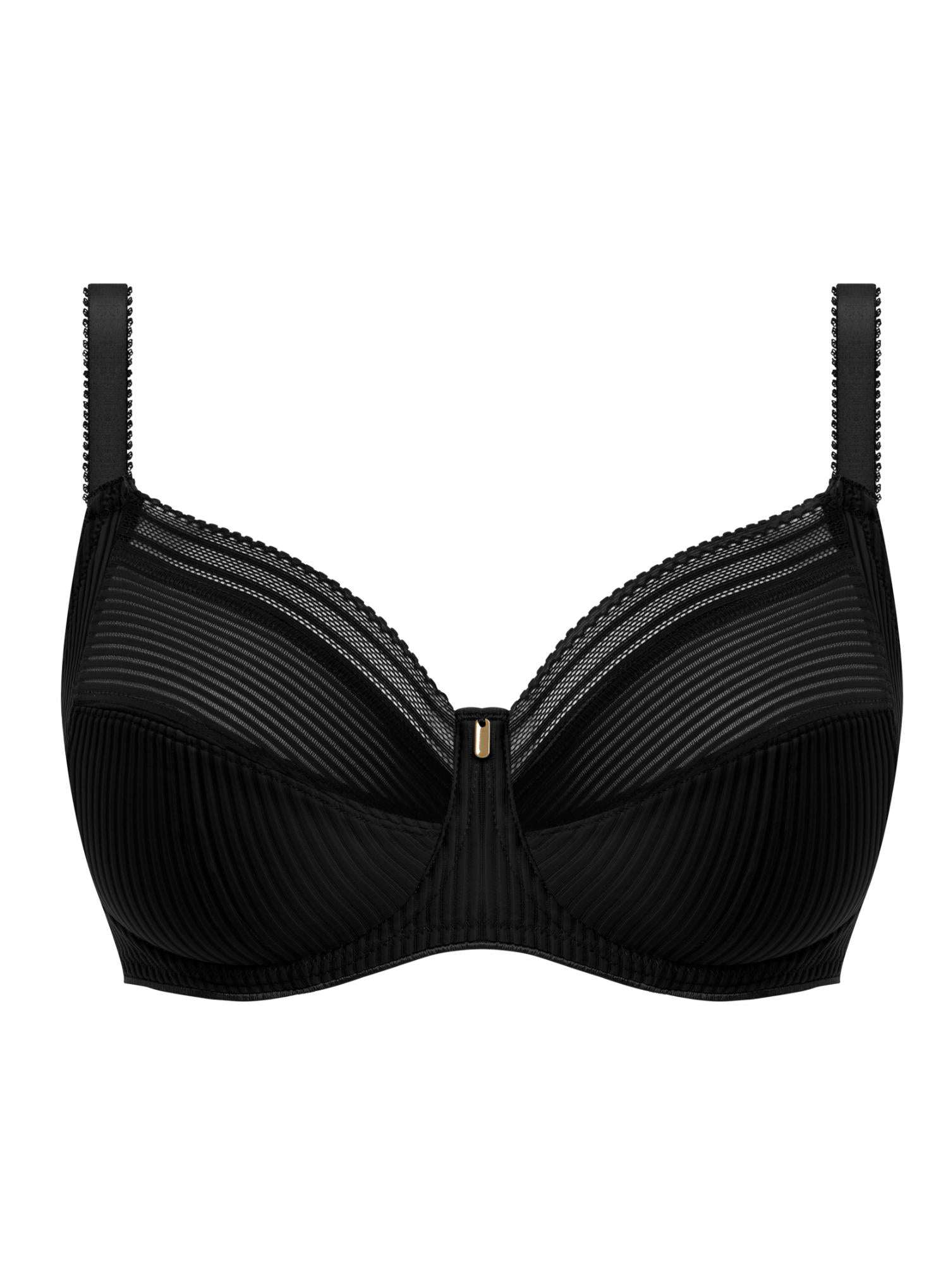 Fantasie Fusion Underwire Full Cup Side Support Bra - Black - Supporting Eve Lingerie