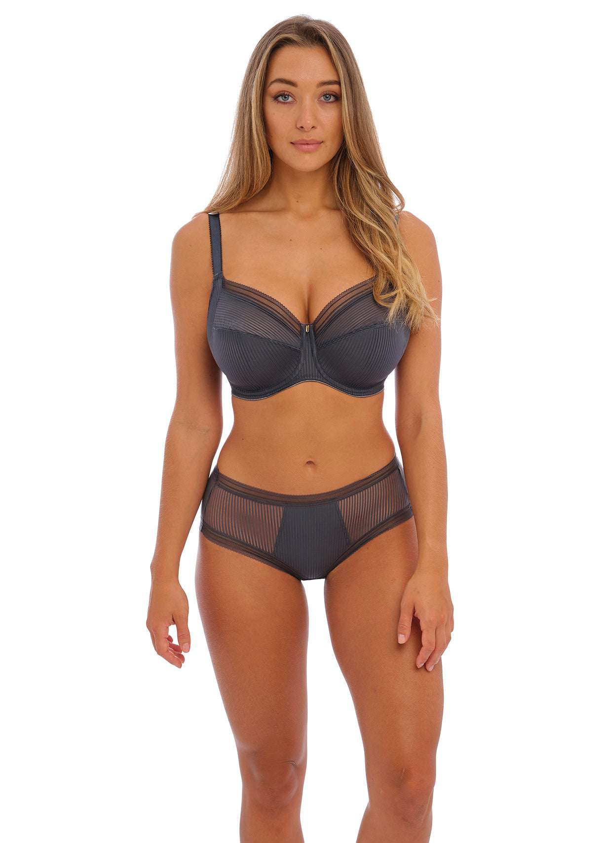 Fantasie Fusion Underwire Full Cup Side Support Bra - Slate - Supporting Eve Lingerie