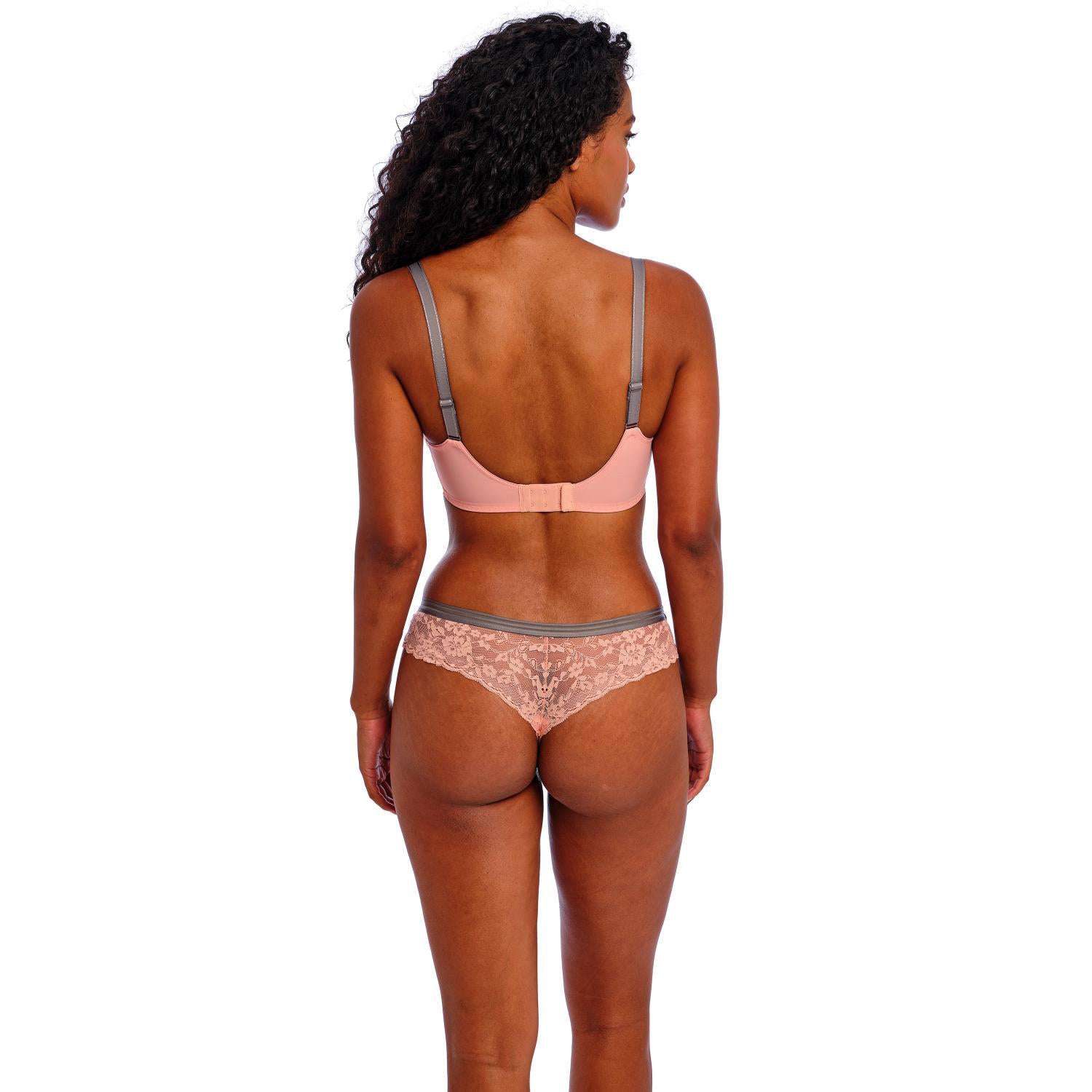 Freya Offbeat Side Support Bra - Rosehip - Supporting Eve Lingerie