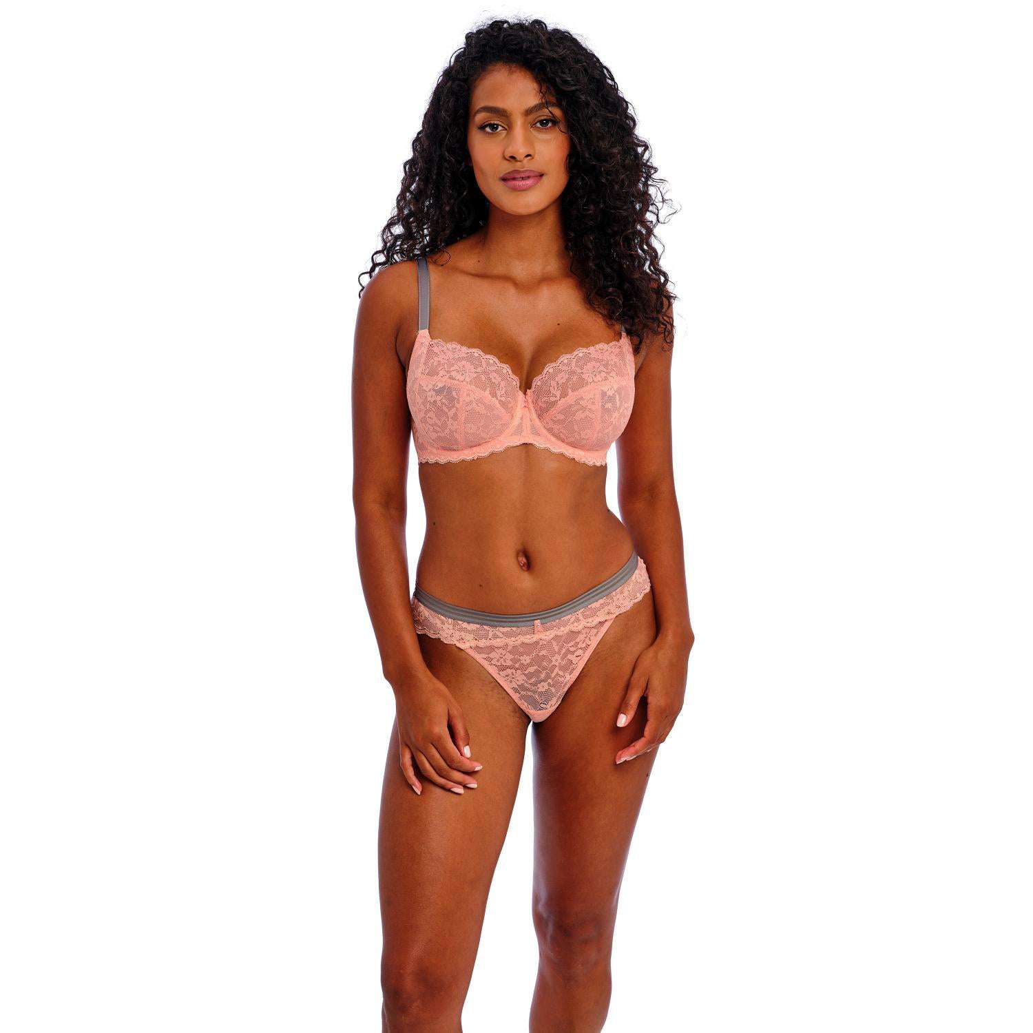 Freya Offbeat Side Support Bra - Rosehip - Supporting Eve Lingerie