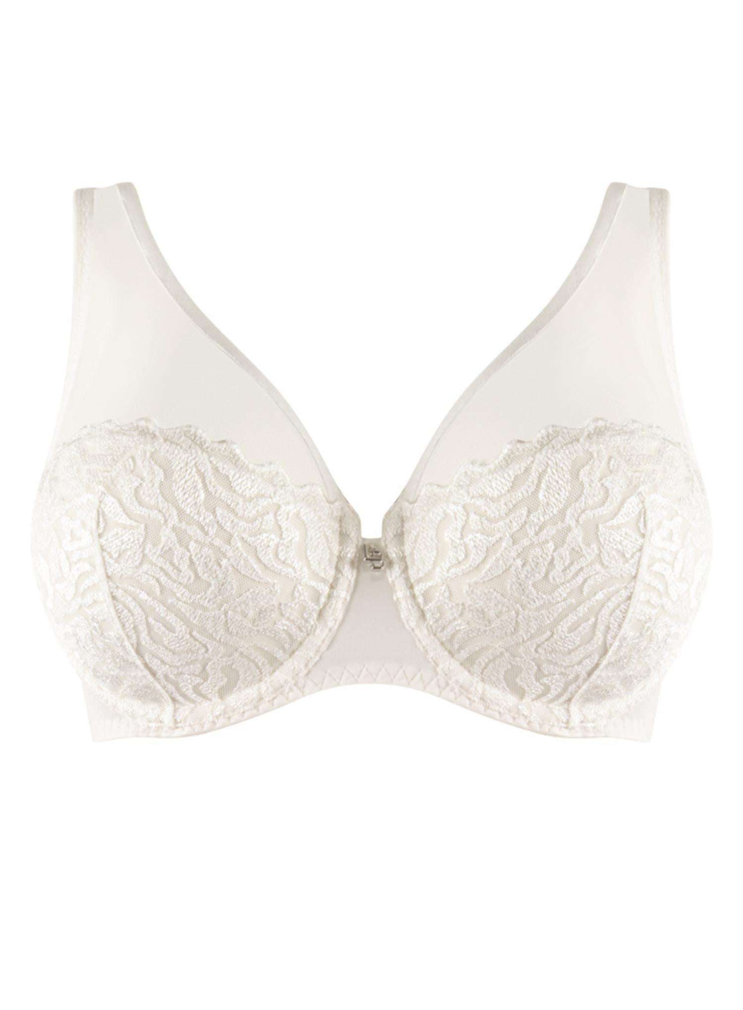 Louisa Bracq Electric Waves Foulard Bra - Light Cream - Supporting Eve Lingerie