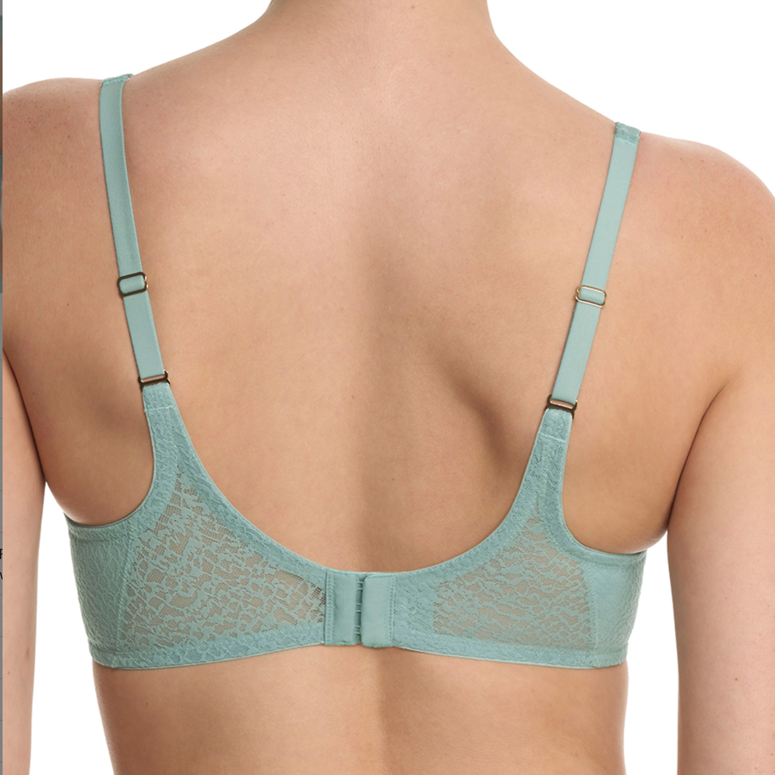 Natori Pretty Smooth Full Fit Smoothing Contour Plunge Bra - Blue Meadow - Supporting Eve Lingerie