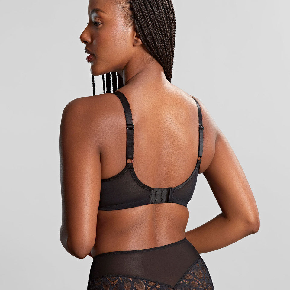 Panache Allure Balcony Bra - Black - Supporting Eve Lingerie