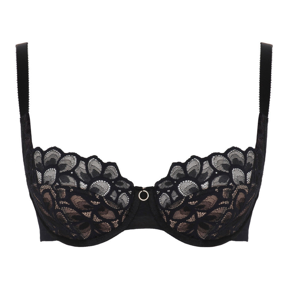 Panache Allure Balcony Bra - Black - Supporting Eve Lingerie