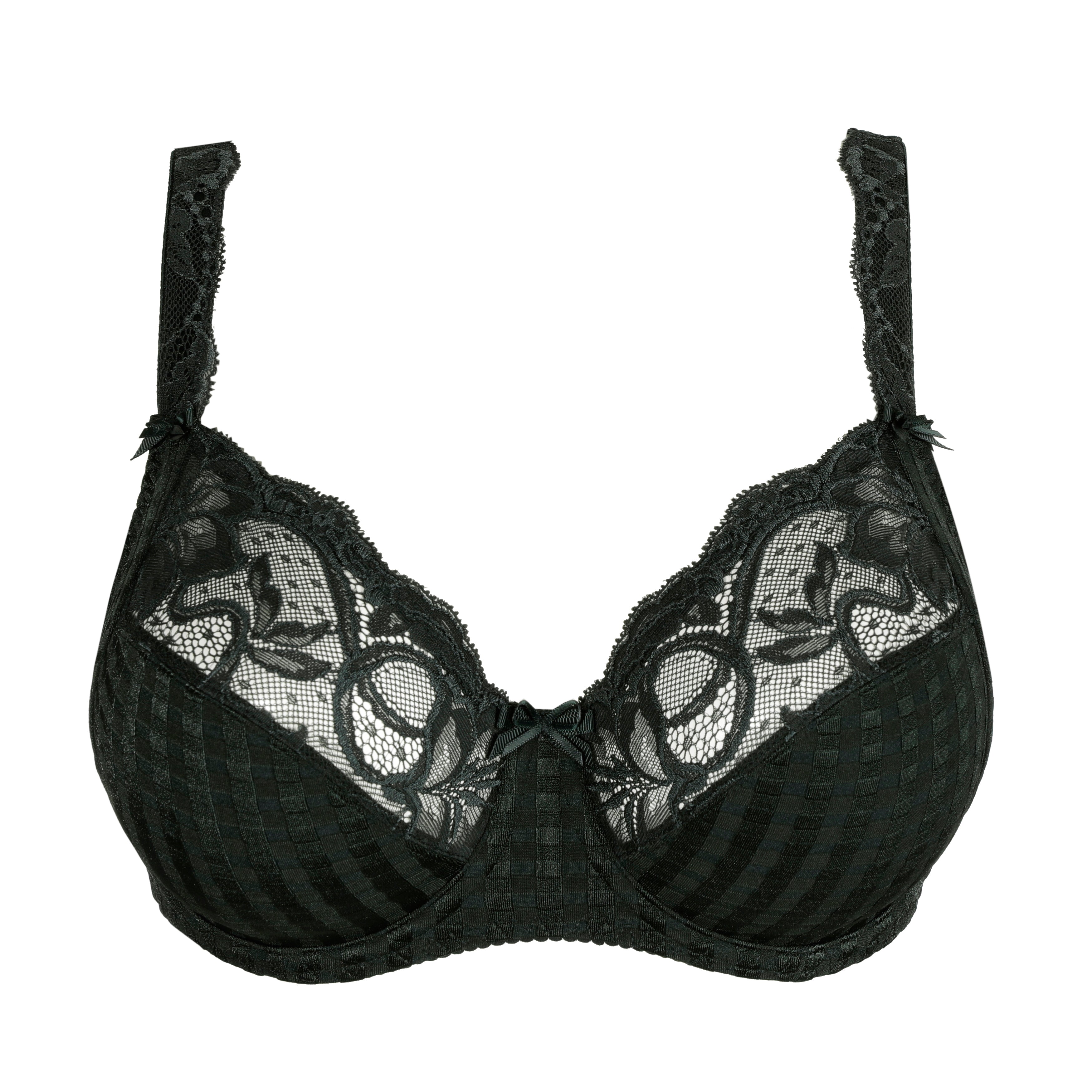 Green ace bra on a white background