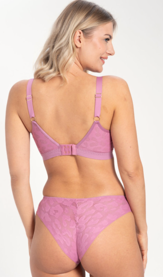 Samanta Alex 520 Non-Wired Soft Comfort Bra - Heather Pink