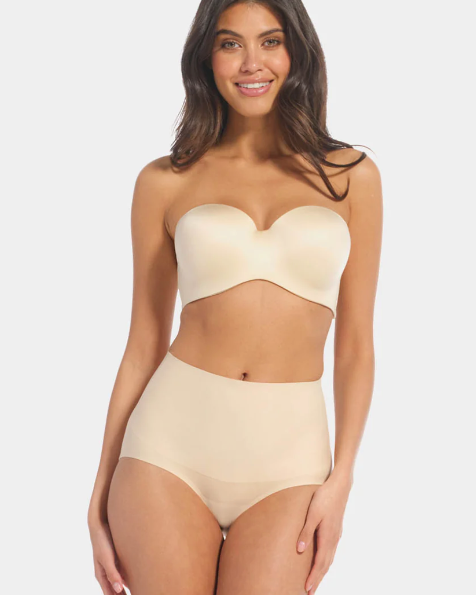 The Tummy Shaper is a beautiful brief that provides firm smooth shape at the abdomen and lower back.