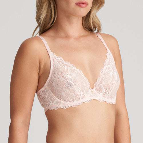 Marie Jo Manyla Plunge Triangle Bra Pearly Pink - Supporting Eve Lingerie