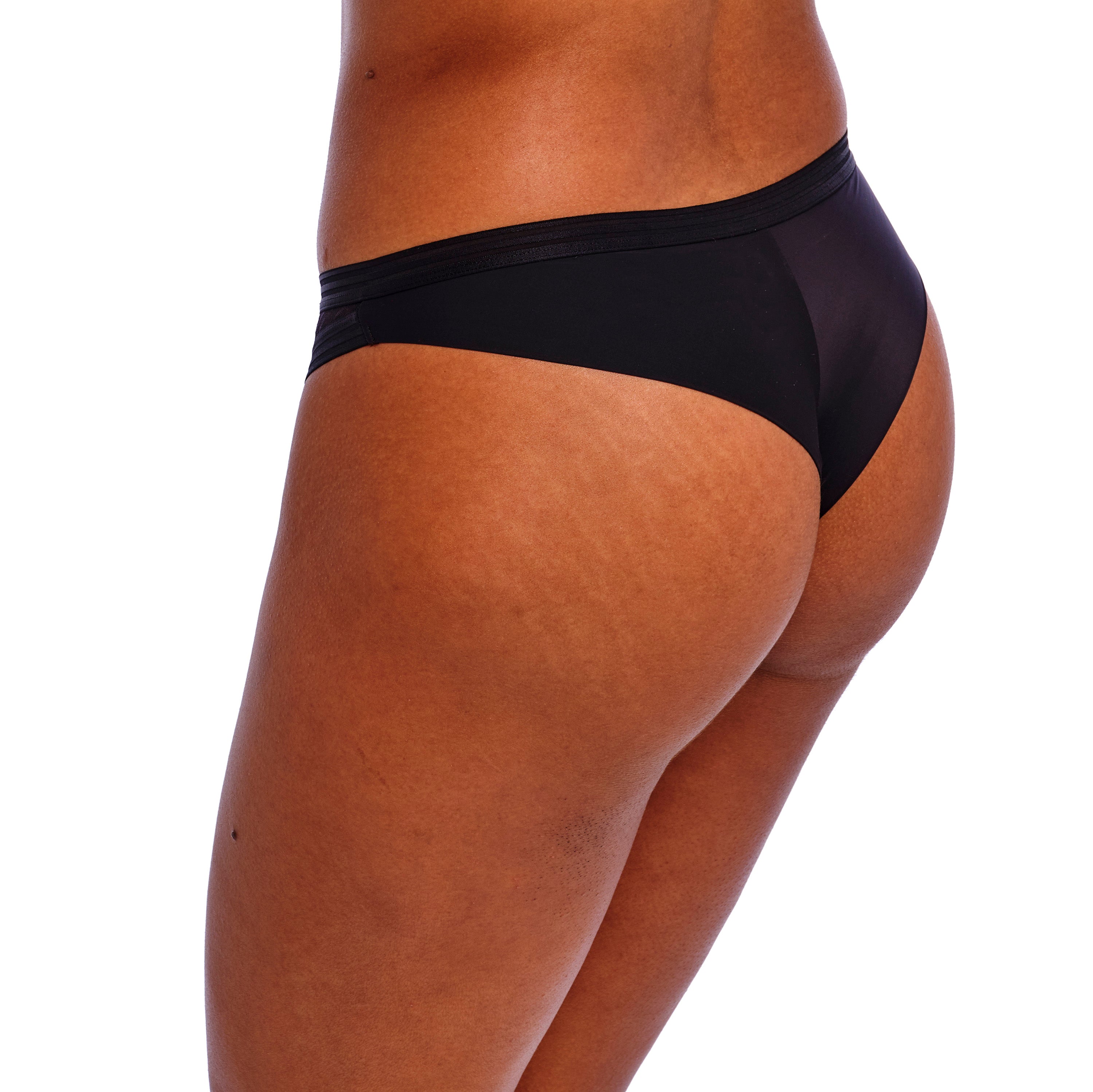 Freya Tailored Brazilian Brief - Black - Supporting Eve Lingerie