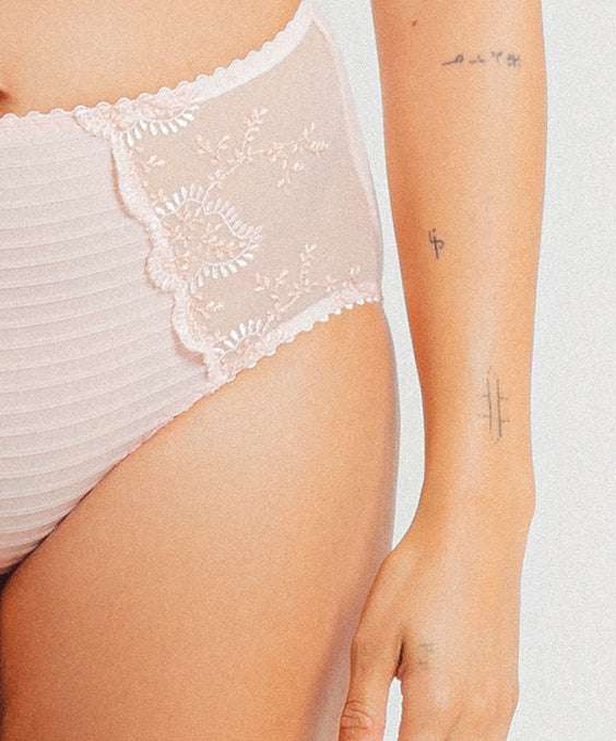 Louisa Bracq Elise Culotte Full Brief - Nude Rose - Supporting Eve Lingerie