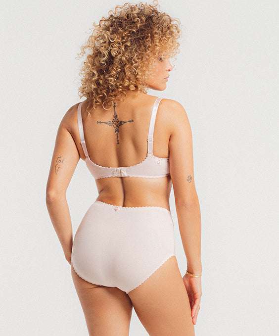 Louisa Bracq Elise Culotte Full Brief - Nude Rose - Supporting Eve Lingerie