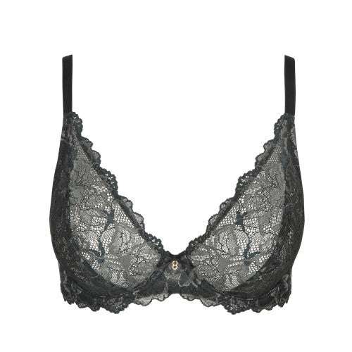 Marie Jo Manyla Plunge Triangle Bra Night Grey - Supporting Eve Lingerie