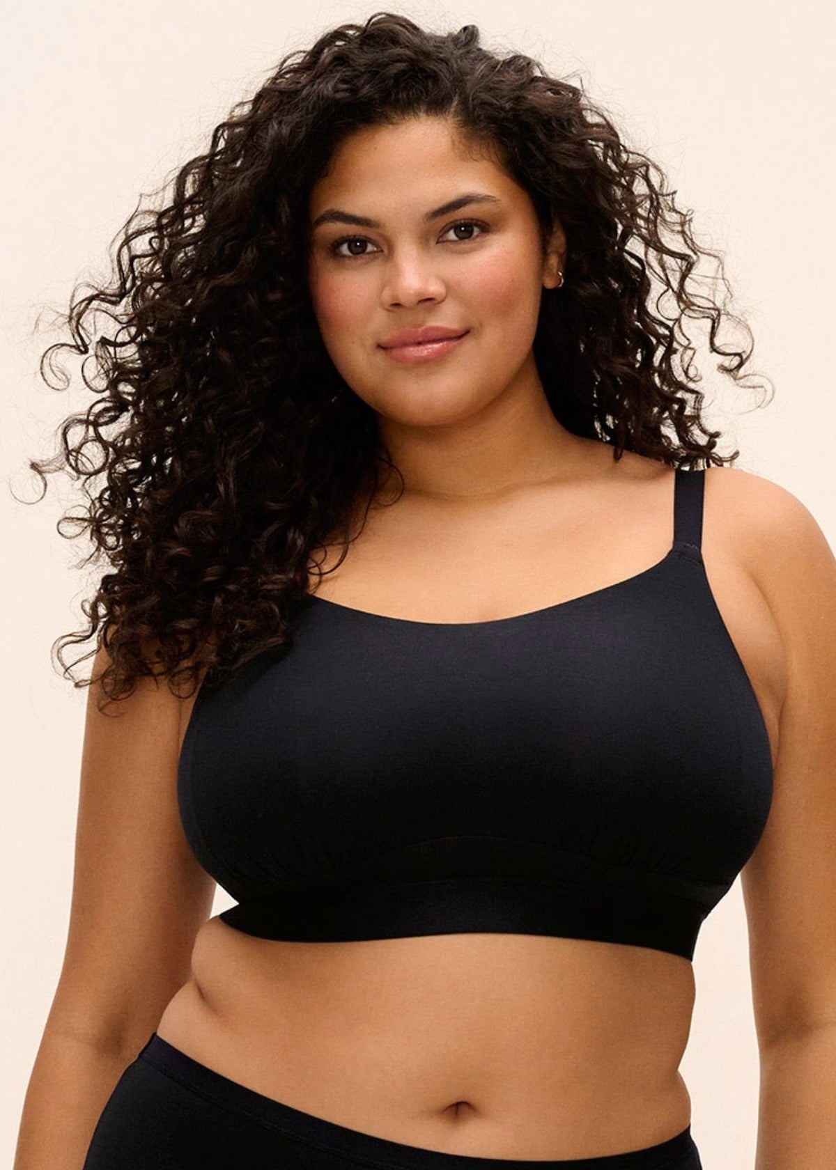 Elomi Downtime Plus Size Wire Free Bralette - Supporting Eve Lingerie