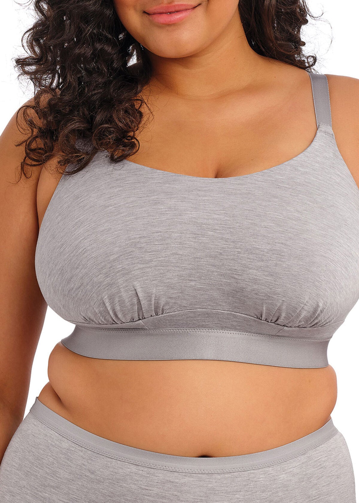 Elomi Downtime Plus Size Wire Free Bralette - Supporting Eve Lingerie