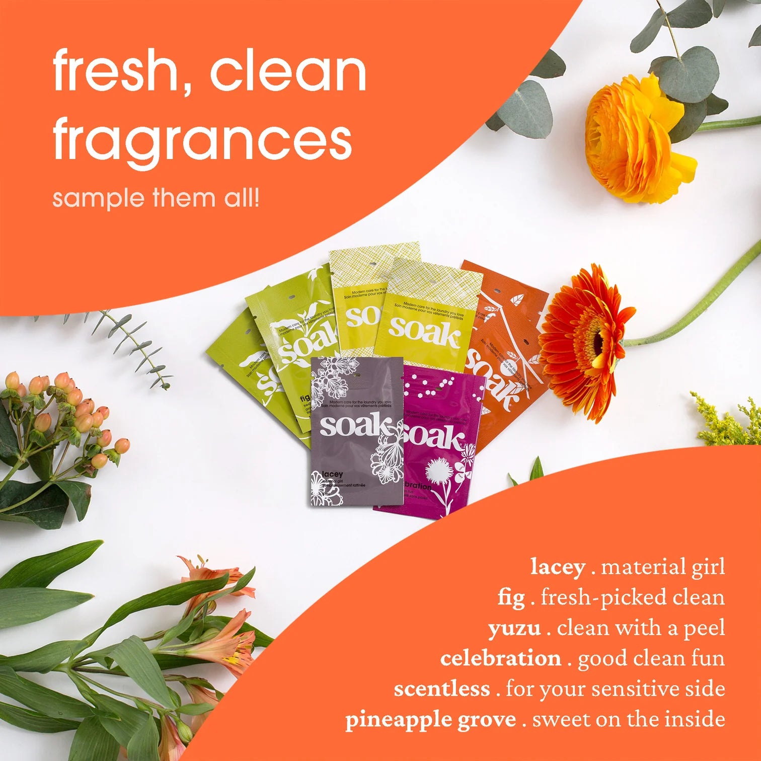 Mini Sachet Soak Laundry Soap - 5 ml - Supporting Eve Lingerie