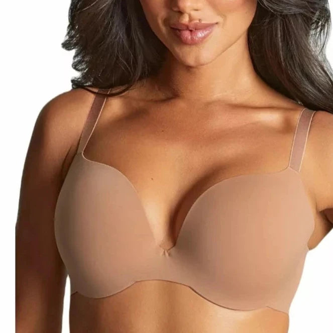 Panache 365 Moulded Plunge Bra Multiway Strap - Honey - Supporting Eve Lingerie