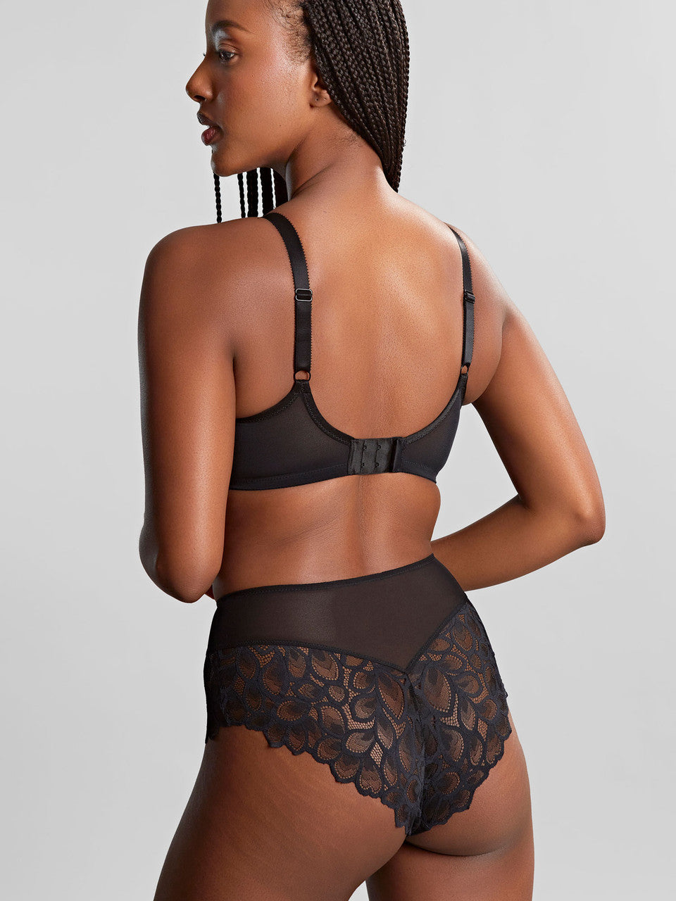 Panache Allure Balcony Bra - Black - Supporting Eve Lingerie