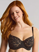 Panache Celeste Balcony Bra - Black - Supporting Eve Lingerie