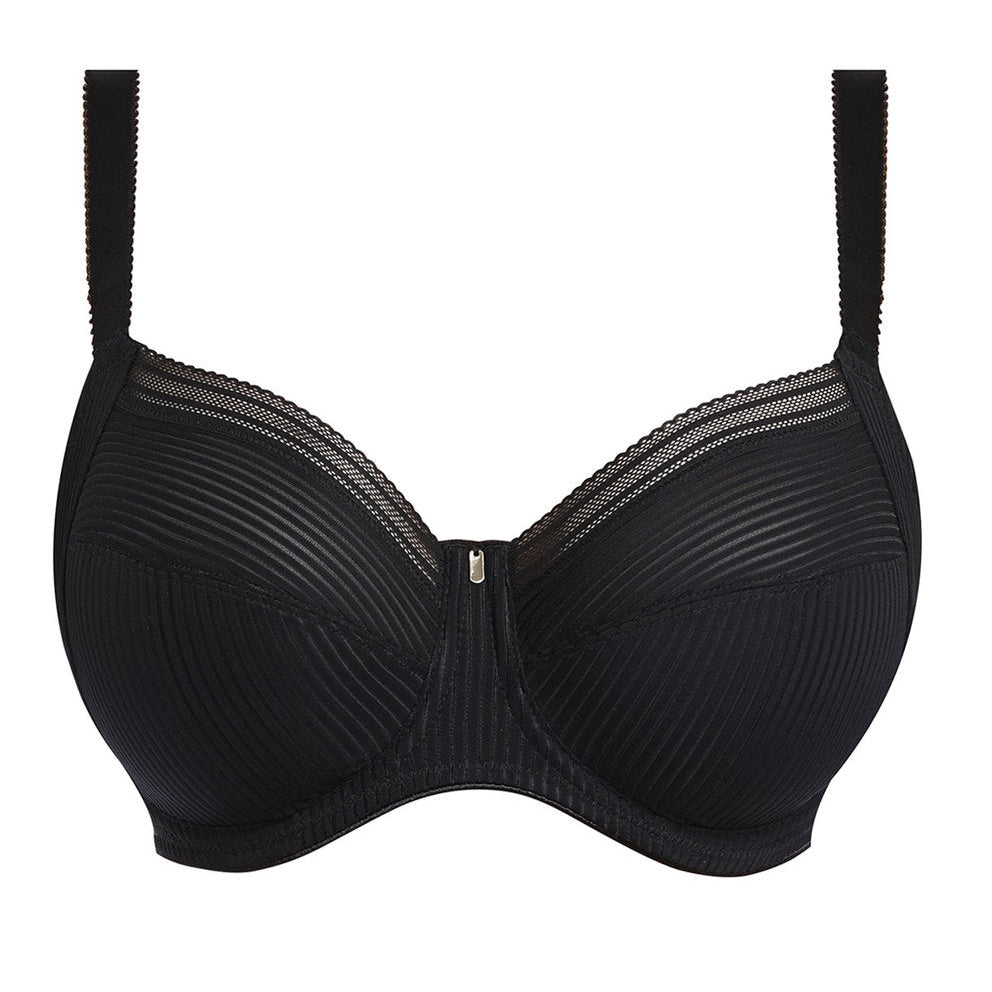 Fantasie Fusion Underwire Full Cup Side Support Bra - Black - Supporting Eve Lingerie