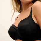 Fantasie Fusion Underwire Full Cup Side Support Bra - Black - Supporting Eve Lingerie