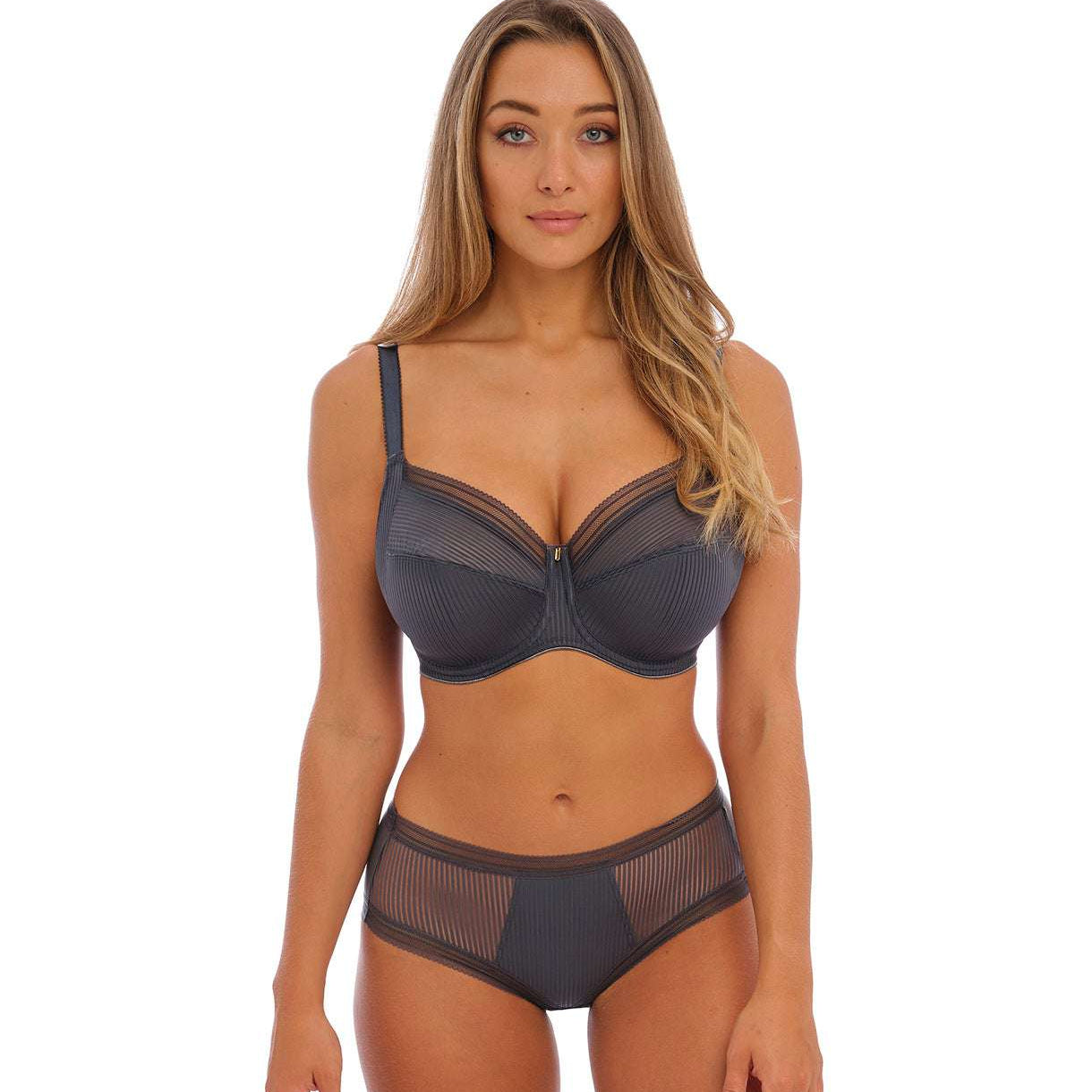 Fantasie Fusion Underwire Full Cup Side Support Bra - Slate - Supporting Eve Lingerie
