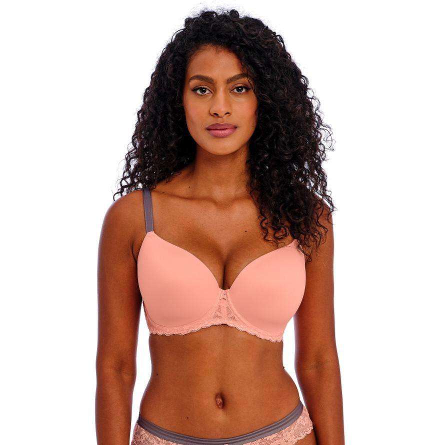 Freya Offbeat Plunge Moulded Bra - Rosehip - Supporting Eve Lingerie
