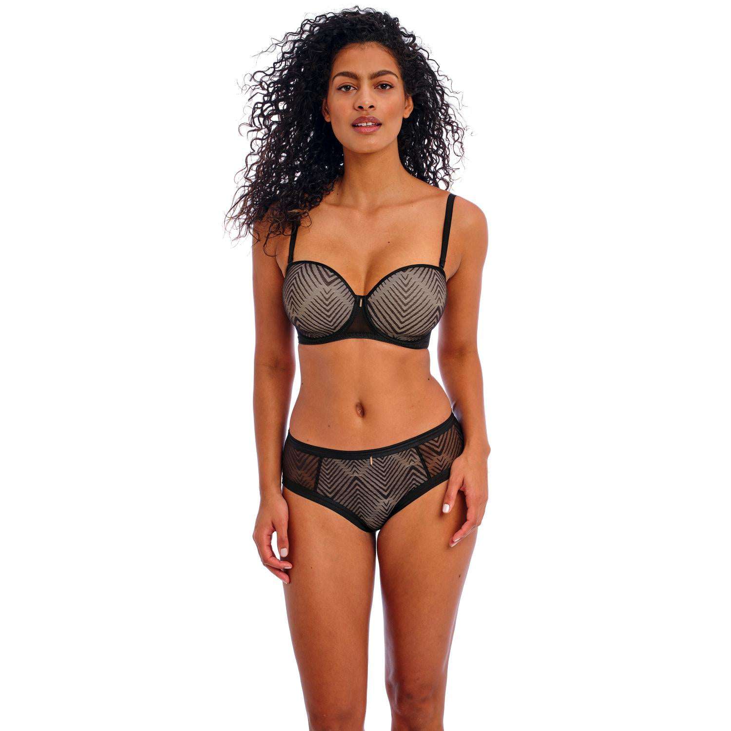 Freya Tailored Black Short - Black - Supporting Eve Lingerie