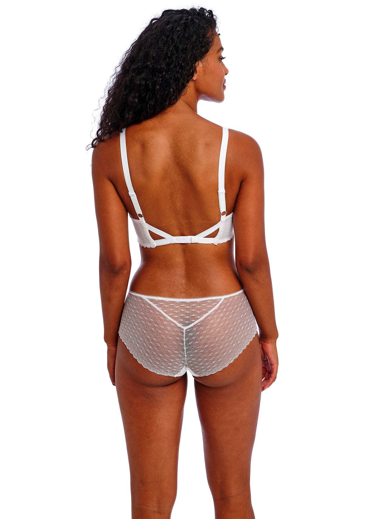 Freya Signature Plunge Bra - White - Supporting Eve Lingerie