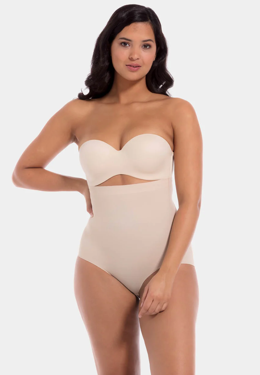 Magic Body - Maxi Sexy High Waist Firm Shaping Brief - Nude