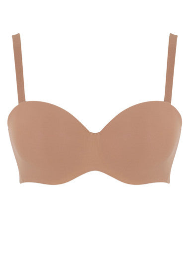 Panache 365 Moulded Strapless Bra - Honey - Supporting Eve Lingerie