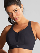 Panache Endurance Wired Sports Bra - Black - Supporting Eve Lingerie