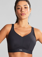 Panache Endurance Wired Sports Bra - Black - Supporting Eve Lingerie