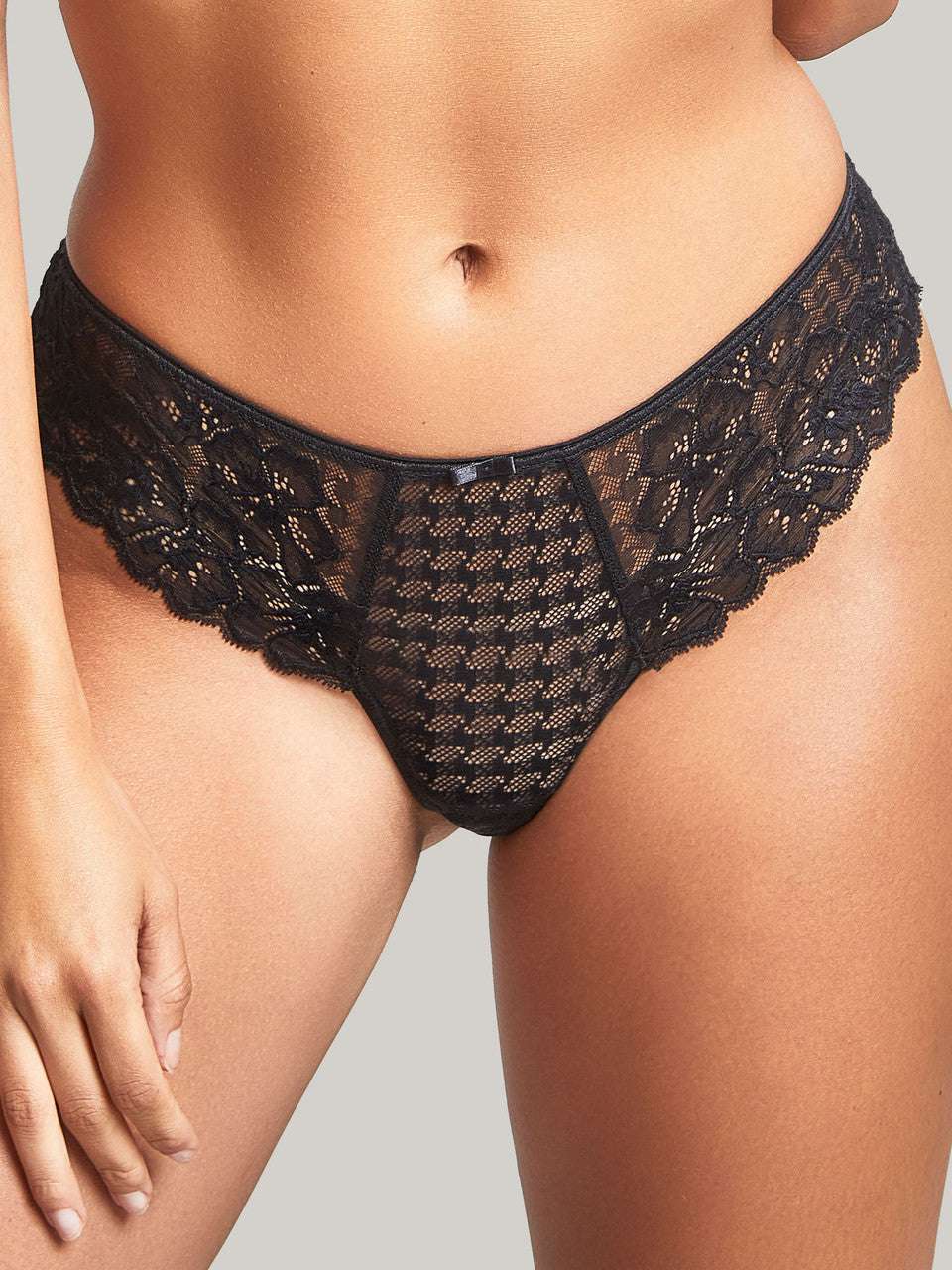 Panache Envy Thong - Black - Supporting Eve Lingerie