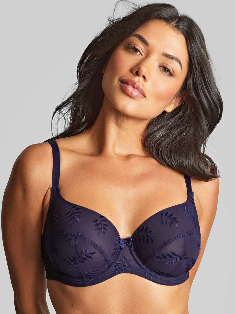 Panache Tango Balcony Bra - Navy - Supporting Eve Lingerie