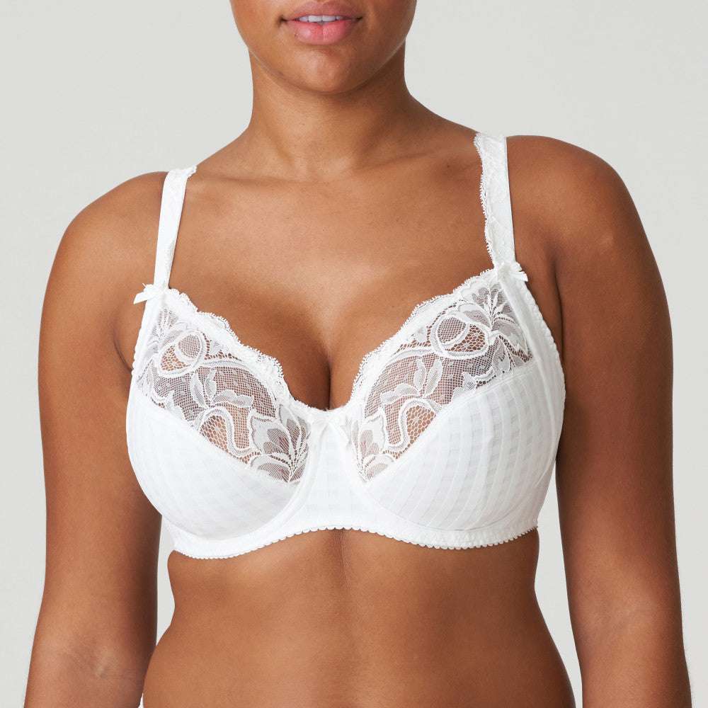 Prima Donna Madison Full Cup Bra - White - Supporting Eve Lingerie