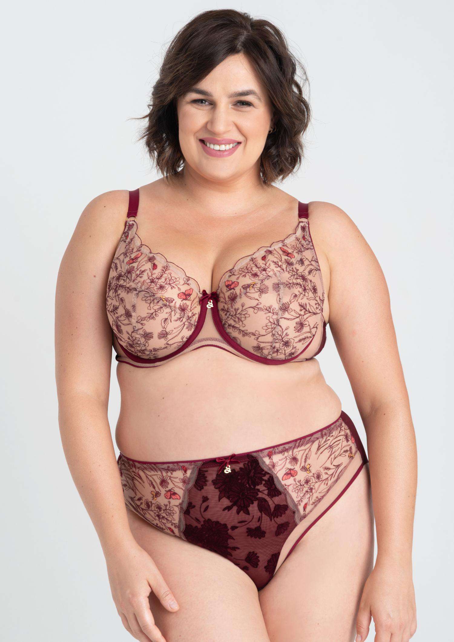 Samanta Adelina Thong Ruby - Supporting Eve Lingerie