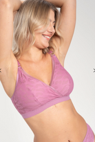 Samanta Alex 520 Non-Wired Soft Comfort Bra - Heather Pink
