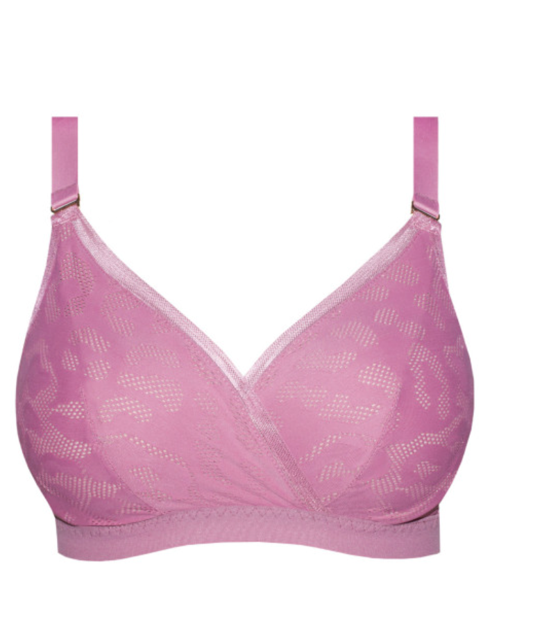 Samanta Alex 520 Non-Wired Soft Comfort Bra - Heather Pink