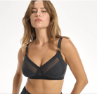 Nala Support Wire Free Bralette - Black - (Sample) - Supporting Eve Lingerie