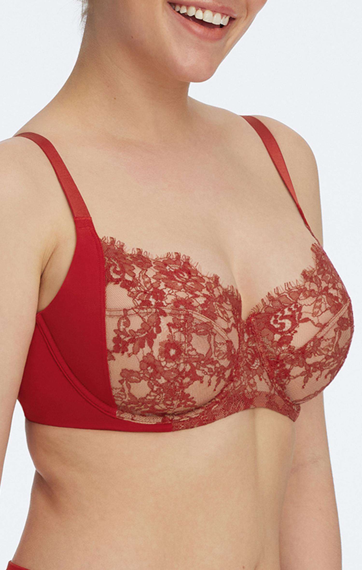 Skarlett Blue Entice Lace Side Support Balconette Bra - Supporting Eve Lingerie