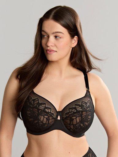 Sculptresse Sophia Full Cup Bra - Black - Supporting Eve Lingerie