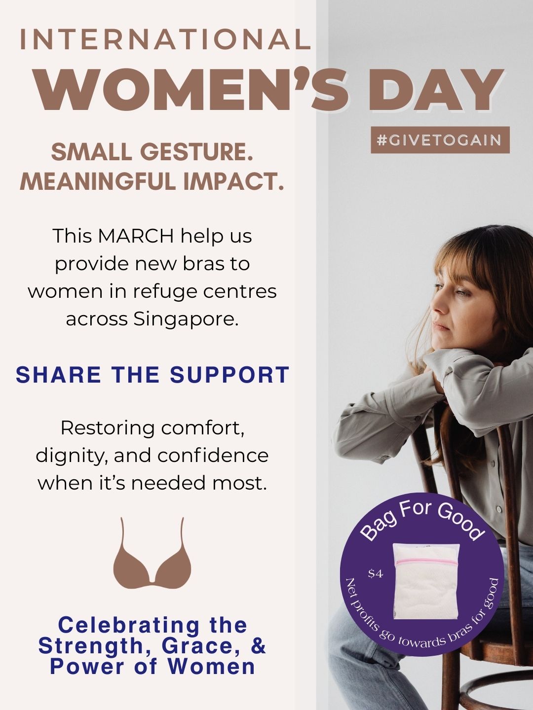 Mesh Wash Bag - Supporting Eve Lingerie