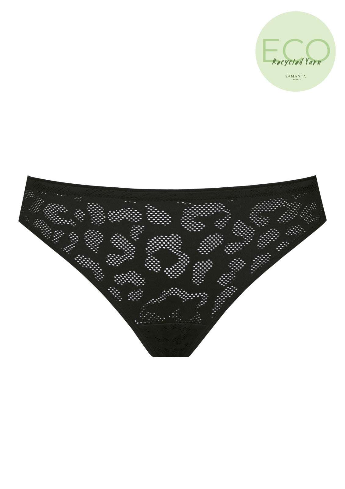 Samanta Alex Thong Black - Supporting Eve Lingerie