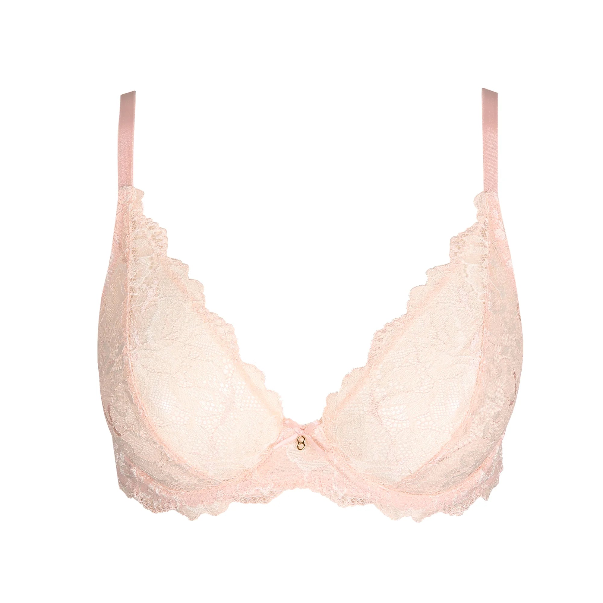 Marie Jo Manyla Plunge Triangle Bra Pearly Pink - Supporting Eve Lingerie